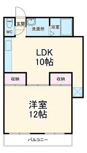 K−FLAT川戸【102号室】の間取り