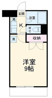 ウエスト5【203号室】の間取り