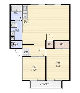 ファインライツ Ⅰ【2階】の間取り