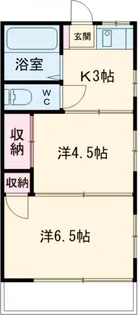 コーポランス十和田【2階】の間取り