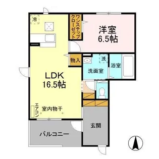 ローター ファーデン【1階】の間取り