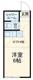 ユナイト三ツ沢ルプレールの杜【1階】の間取り