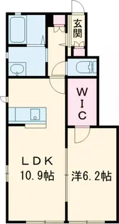 グランスクエアB【1階】の間取り