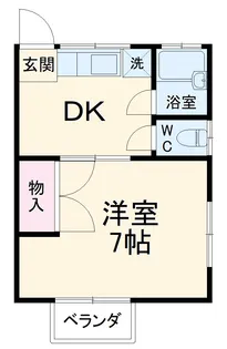 ラフォーレ南林間【2階】の間取り