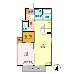 フォレストヒルズ【1階】の間取り