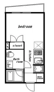 ハーモニーグラシア三軒茶屋【102号室】の間取り