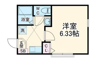 リーヴェルポート金沢文庫ALICE【2階】の間取り