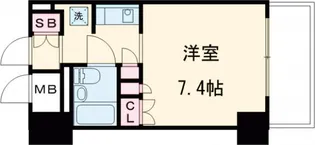 シーアイマンション立教前【6階】の間取り