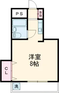 第2ヴィラ碑文谷【102号室】の間取り