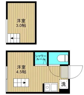 ファイン三軒茶屋【207号室】の間取り