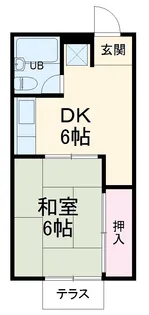 アメニティ八幡【2階】の間取り