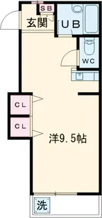 第2ヴィラ碑文谷【105号室】の間取り