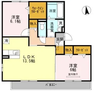 コリーナ・ベルデ有松Ⅰ【3階】の間取り