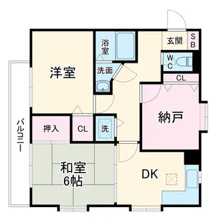 セイント江口【4階】の間取り
