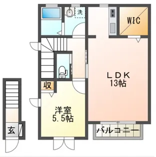 PierreM【2階】の間取り