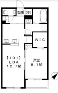 Y・ノヴェル B棟【3階】の間取り