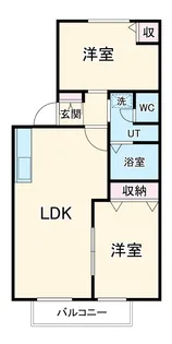 ファミーユ高桑A【2階】の間取り