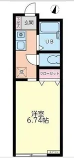 タプラすみよし台A【107号室】の間取り