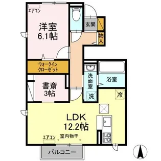 soavino(ソアヴィーノ) A【1階】の間取り