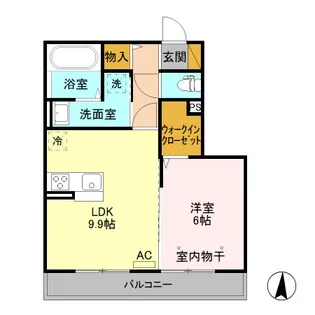 y.シャトル【2階】の間取り