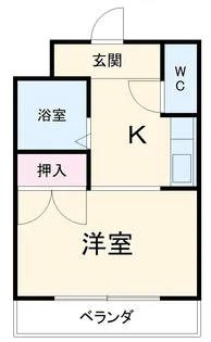 寿マンション琴塚【505号室】の間取り