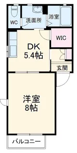 ラ・クレールB【1階】の間取り