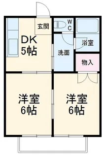 メゾン坂左右【1-B号室】の間取り