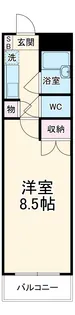 ソワレ東大宮【1階】の間取り