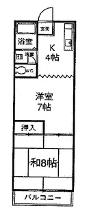 メゾン東小岩Ⅱ【3階】の間取り