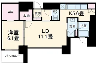 グランドミッドタワーズ大宮スカイタワー【24階】の間取り