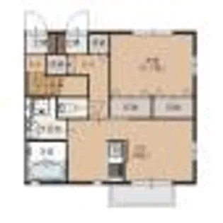 ディアコートふじみ野【A101号室】の間取り