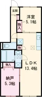 APARTMENT KYODO SETAGAYA【102号室】の間取り