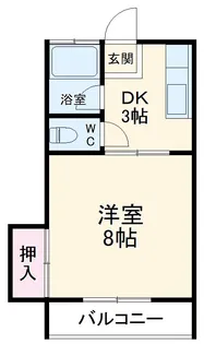 ジュネス光【1階】の間取り