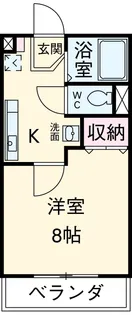 TIERRA EAST【1階】の間取り