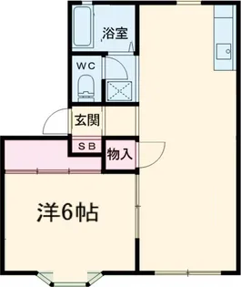 コーポK&K【101号室】の間取り