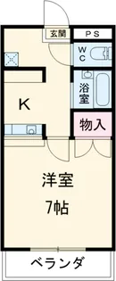 ルック中町【2階】の間取り