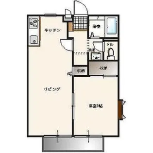 ハイムひまわり B【2階】の間取り