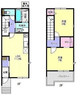 レジデンス太正【A号室】の間取り