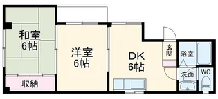 コーポ大器Ⅰ【301号室】の間取り