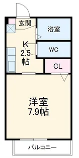 リヴラン・トロワA棟【102号室】の間取り