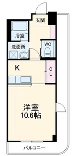 日信ビル【9階】の間取り