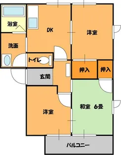 レジデンス21【B201号室】の間取り