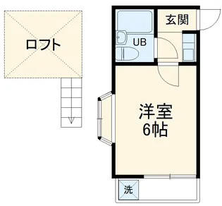 ジュネパレス松戸第57【1階】の間取り