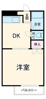 ハイツメモリー【102号室】の間取り