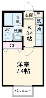 セントラルふじみ野【1階】の間取り
