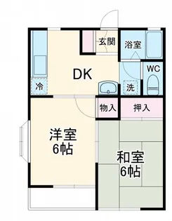 コーポ・ウイング【2階】の間取り