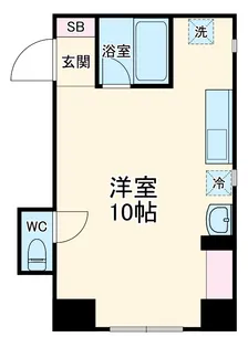 ルックハイツ江ノ島2番館【2階】の間取り
