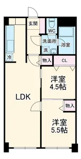 ハイネス浦安【602号室】の間取り