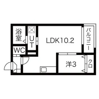 Warren nakashiota Ⅶ【3階】の間取り