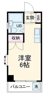 レイクヒルズ西谷【205号室】の間取り